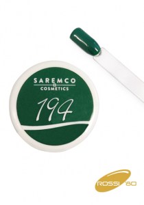 Gel color sempre verde colore verde scuro per ricostruzione unghie - Rossi 80